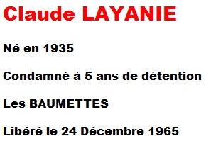  Claude LAYANIE 
